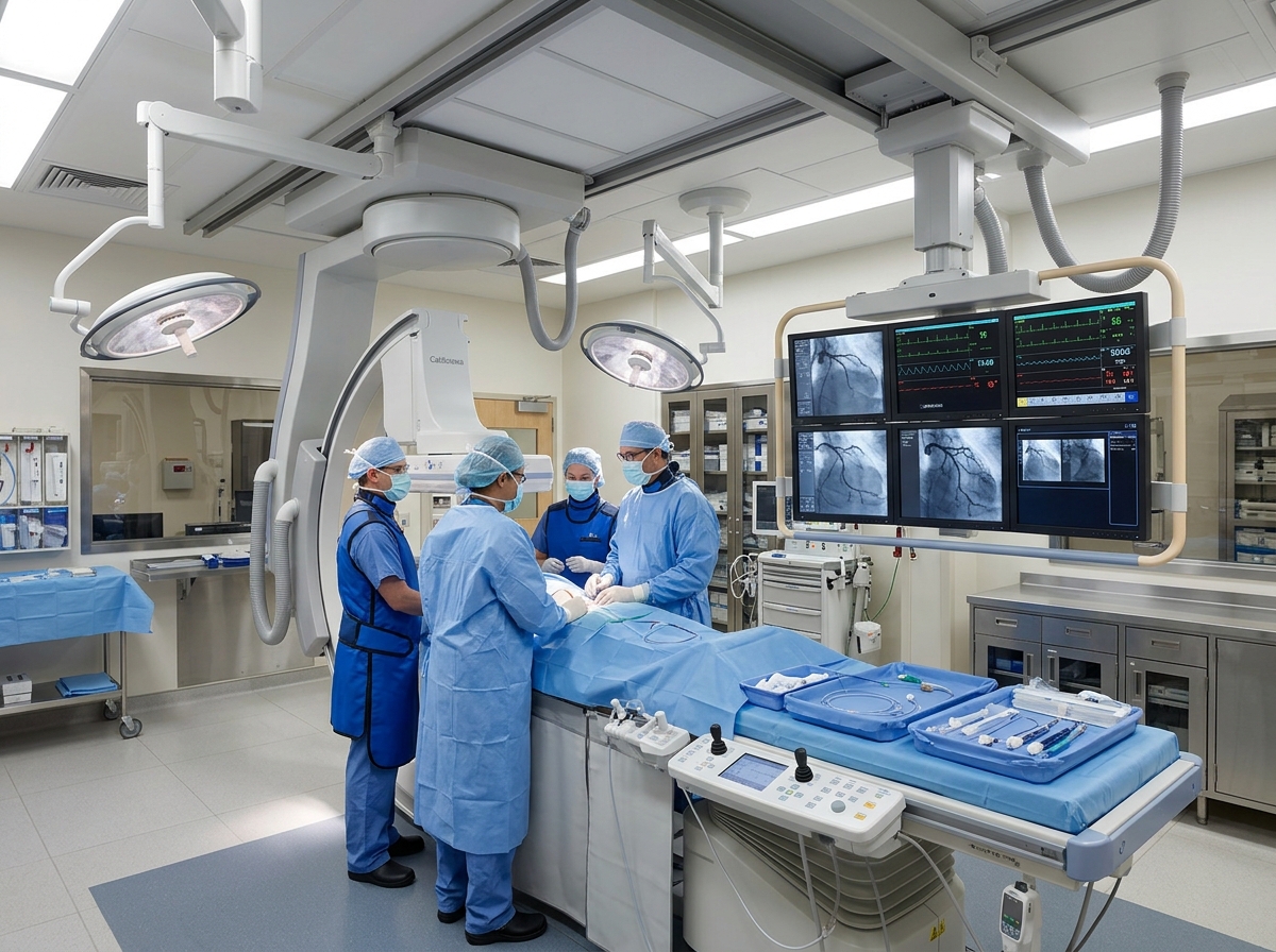 Interventional Flat-Detector Cath Lab Suite Commissioning